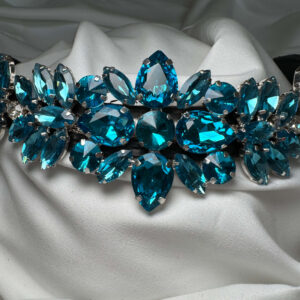 frosted aqua browband