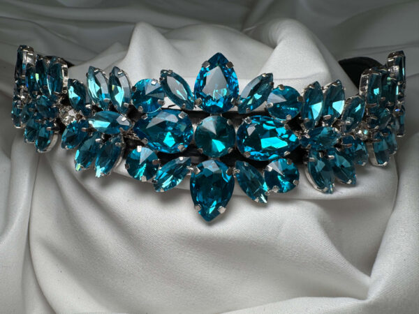 frosted aqua browband